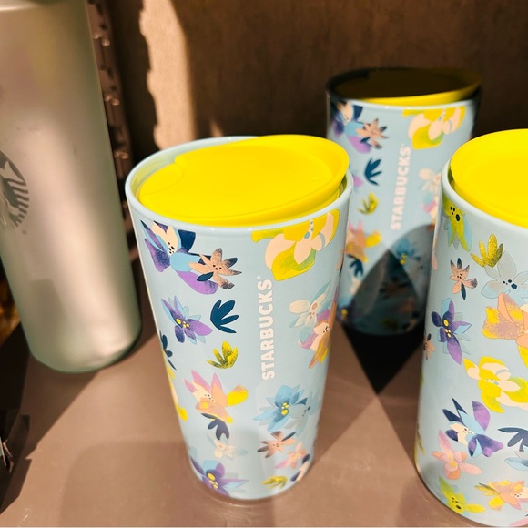 Starbucks Magnolia Flower Tumbler Ceramic Hot Cup Floral Mug New Valentines 2023 - Picture 6 of 9